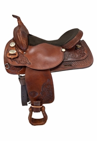 16 Inch Used TexTan Trail Saddle