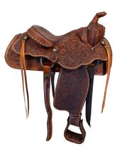 16 Inch Used TexTan Trail Saddle Medium Tree