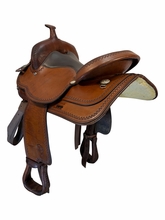 16 Inch Used TexTan Trail Saddle Medium Tree