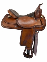 16 Inch Used TexTan Trail Saddle Medium Tree