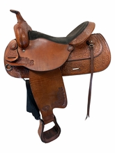16 Inch Used TexTan Trail Saddle Medium Tree
