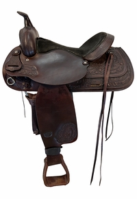 16 Inch Used TexTan Trail Saddle Medium Tree