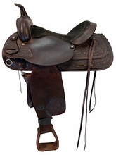 16 Inch Used TexTan Trail Saddle Medium Tree