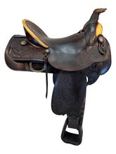 16 Inch Used TexTan Trail Saddle Medium Tree