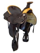 16 Inch Used TexTan Trail Saddle Medium Tree