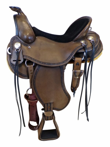 SOLD 2026/09/18p PRICE REDUCED AGAIN!! 16 Inch Used Timberline Trail Saddle 369