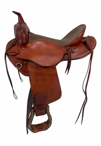 16 Inch Used Weaver Trail Saddle Medium Tree