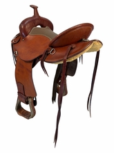 16 Inch Used Weaver Trail Saddle Medium Tree