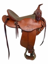 16 Inch Used Weaver Trail Saddle Medium Tree