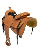 SOLD 2026/03/04j  16 Inch Used Wenger Leatherworks Show Saddle Medium Tree