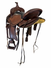 SOLD 2026/07/23 16 Inch Used West 20 Saddle Co Trail Saddle Wide Tree