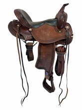SOLD 2026/07/23 16 Inch Used West 20 Saddle Co Trail Saddle Wide Tree