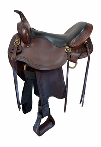 16 Inch Used West 20 Saddles Trail Saddle Wide Tree 1638