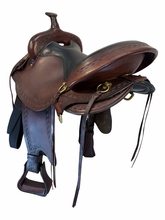 SOLD 2026/08/11 16 Inch Used West 20 Saddles Trail Saddle Wide Tree 1638