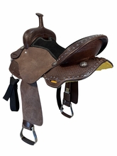 16 Inch Used Wild O West Barrel Saddle Wide Tree