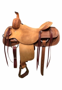 16" to 17" Hud Roberts HR Ranch Cutter Saddle 318