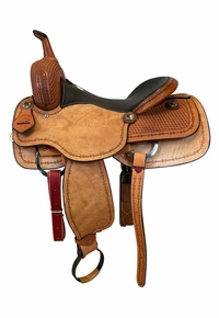 16" to 18" HR Hud Roberts Buster Welch Cutter Saddle 52