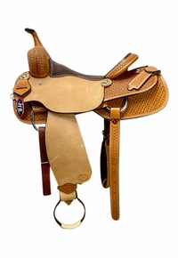 16" to 18" HR Hud Roberts Dinah Special Cutter Saddle 61