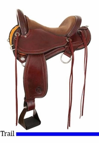 16in Circle Y Grey Forest Trail Saddle 1689 SAVE $449 CLEARANCE