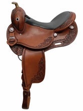 SOLD 5/4/2026 16inch DP Saddlery Flex Fit Vario Adjustable Tree 1028 - Canyon Saddle 9087