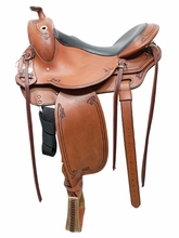 16inch DP Saddlery Flex Fit Vario Adjustable Tree 1460 - Trail Ranger Saddle 9238 Free Girth Free Girth