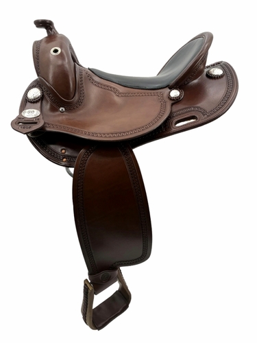 16inch DP Saddlery Flex Fit Vario Adjustable Tree 1805 - Old Style Saddle 9286 Free Girth Free Girth