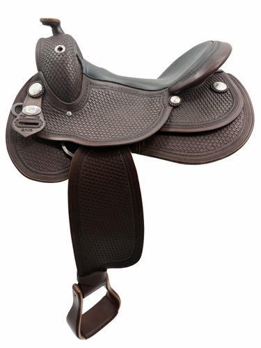 16inch DP Saddlery Flex Fit Vario Adjustable Tree 2106 - DP Amarillo Saddle 8865 Free Girth Free Girth