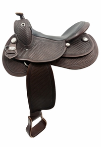 16inch DP Saddlery Flex Fit Vario Adjustable Tree 2106 - DP Amarillo Saddle 8865 Free Girth Free Girth