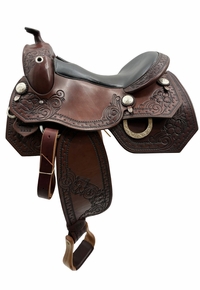 16inch DP Saddlery Flex Fit Vario Adjustable Tree 2212 - Opus Saddle 3612 Free Girth Free Girth
