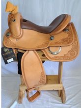 16inch DP Saddlery Flex Fit Vario Adjustable Tree 2213 Equitation Saddle 7144