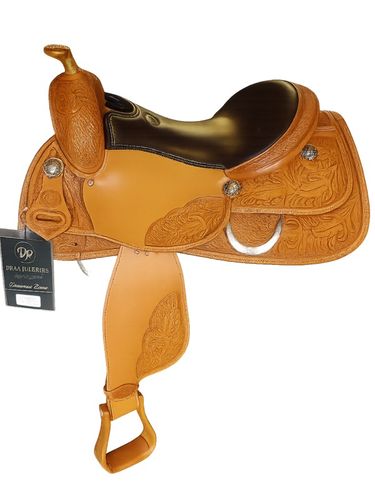 16inch DP Saddlery R.P. Reiner 8665 FQH 16inch Natur Saddle 7650-34598