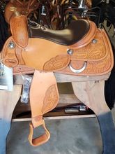 16inch DP Saddlery R.P. Reiner 8665 FQH 16inch Natur Saddle 7650-34598