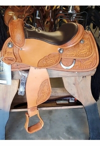 16inch DP Saddlery R.P. Reiner 8665 FQH 16inch Natur Saddle 7650-34598