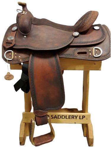 16inch DP Saddlery Trainer Roughout BT Saddle 2206-8225