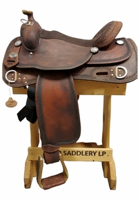 16inch DP Saddlery Trainer Roughout BT Saddle 2206-8225