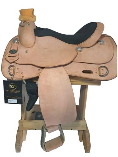 16inch DP Saddlery Trainer Roughout Plain Saddle 2206-7385