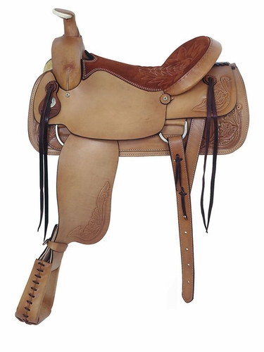 17.5" American Saddlery Pro-Dally Roper Saddle 1860