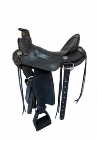 17.5Inch Used Allegany Mountain Trail Saddle Extra Wide Tree