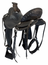 17.5Inch Used Allegany Mountain Trail Saddle Extra Wide Tree
