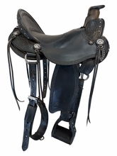 17.5Inch Used Allegany Mountain Trail Saddle Extra Wide Tree