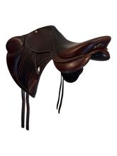 17.5Inch Used Bates Jumping Saddle Medium Tree Monoflap Advanta