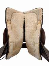17.5Inch Used Big Horn Cordura Trail Saddle X Wide Draft Tree 296