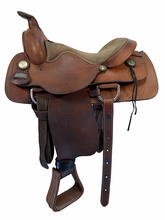 SOLD 2026/09/25 17.5Inch Used Big Horn Trail Saddle Wide Tree 11