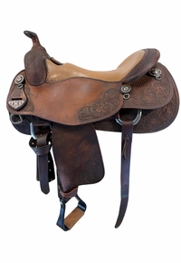 17.5Inch Used Bob's Custom Reining Saddle Medium Tree