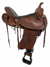 17.5Inch Used Custom Trail Saddle Medium Tree
