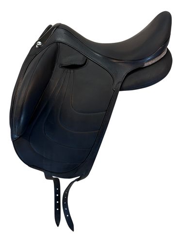 17.5Inch Used Devoucoux Dressage Saddle Medium Tree Mikala Harmonie