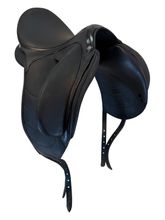 17.5Inch Used Devoucoux Dressage Saddle Medium Tree Mikala Harmonie