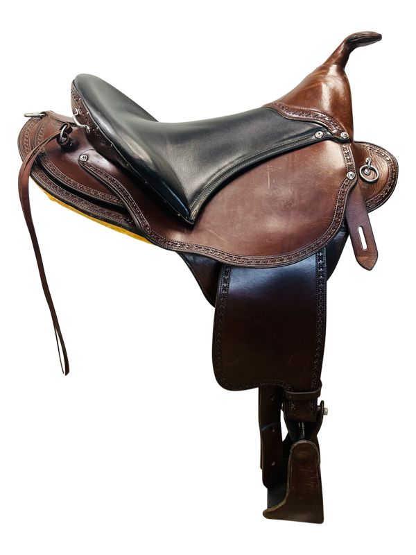 17.5Inch Used Double Creek Buena Vista Trail Saddle 104