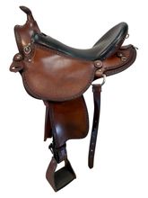 17.5Inch Used Double Creek Henry Miller Trail Saddle Wide Tree 106
