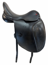 17.5Inch Used Duett Dressage Saddle Medium Tree